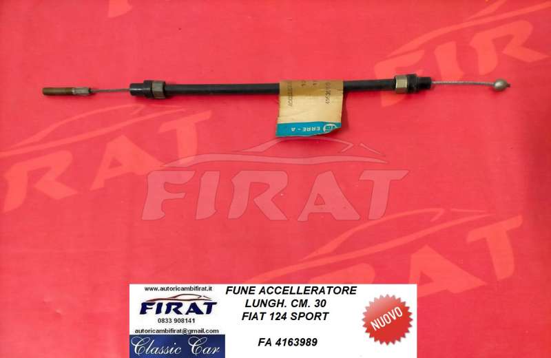 FUNE ACCELLERATORE FIAT 124 SPORT CM.30 (4163989)